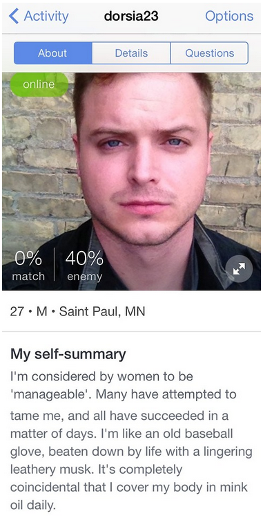 best online dating profiles for guys